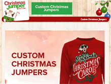 Tablet Screenshot of christmasjumperking.com